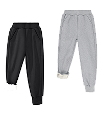 boys fleece lined joggers