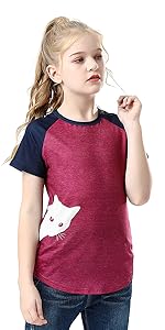 Girls Cat T-shirt