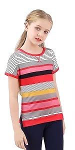 Girls Striped Tee