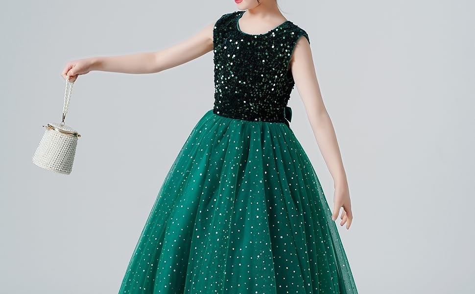 Kids Christmas Photo Shoot Ball Gown