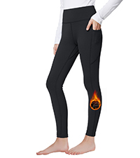 Girls'' Fleece Lined Leggings