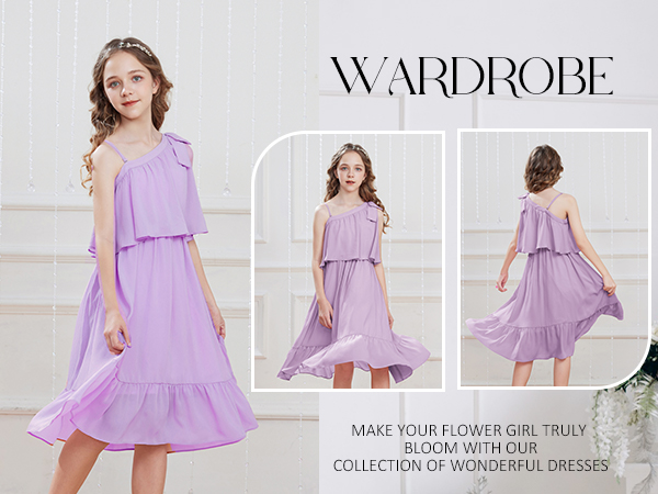 girls purple dress