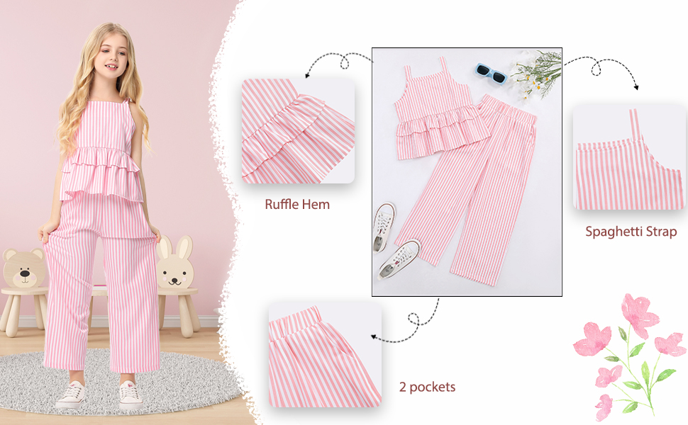 girls pants sets