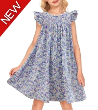 Girls summer dress girls dresses girls casual dress girls ruffle dress girls swiss dot midi dress