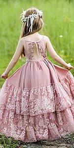 Boho Flower Girl Dress