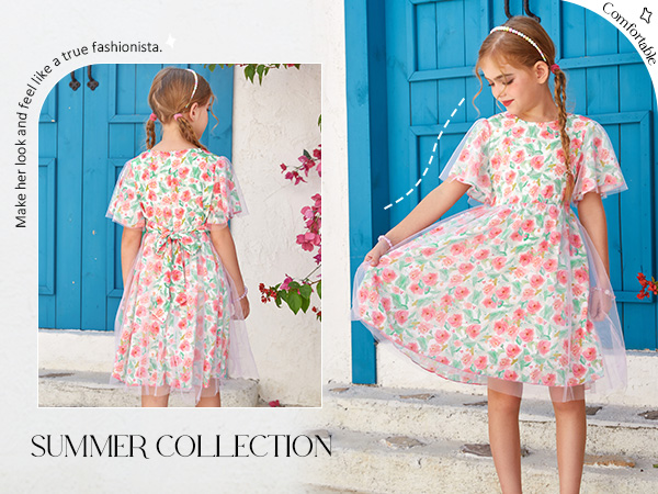 girls floral dress