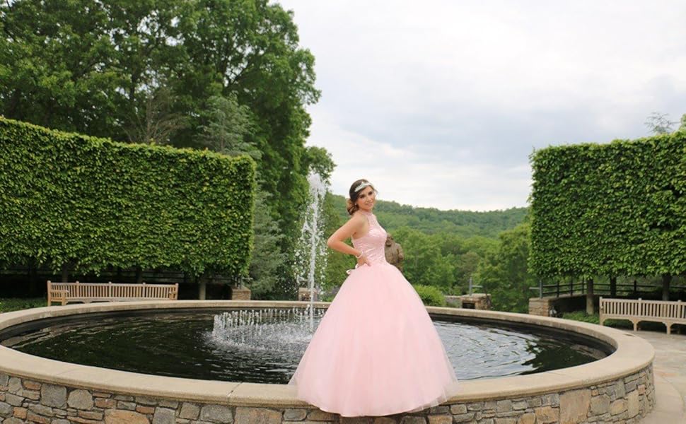 Halter quinceanera dresses