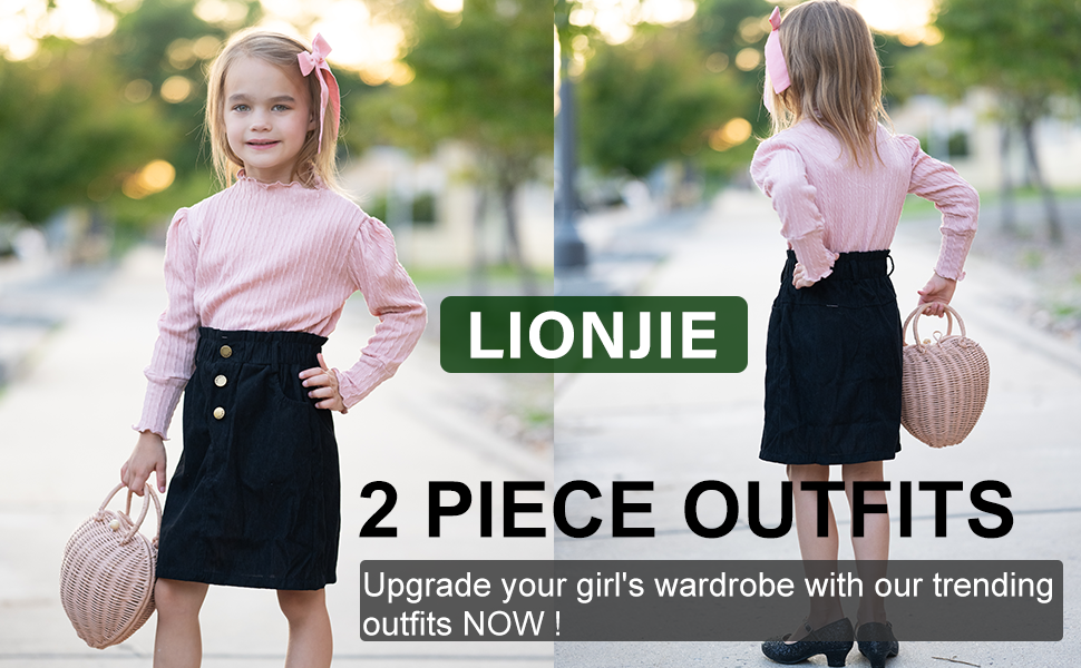 girl 2 piece outfit set new