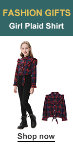 girl plaid shirt