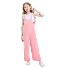 girls cotton jumpsuits casual sleeveless jumpsuits