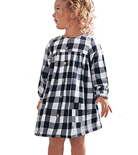 Girls Plaid Dress