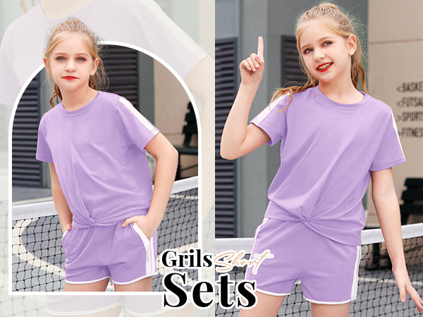 girls short sets kids