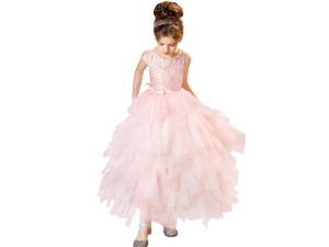 Lace Puffy Tulle Flower Girl Dresses for Wedding