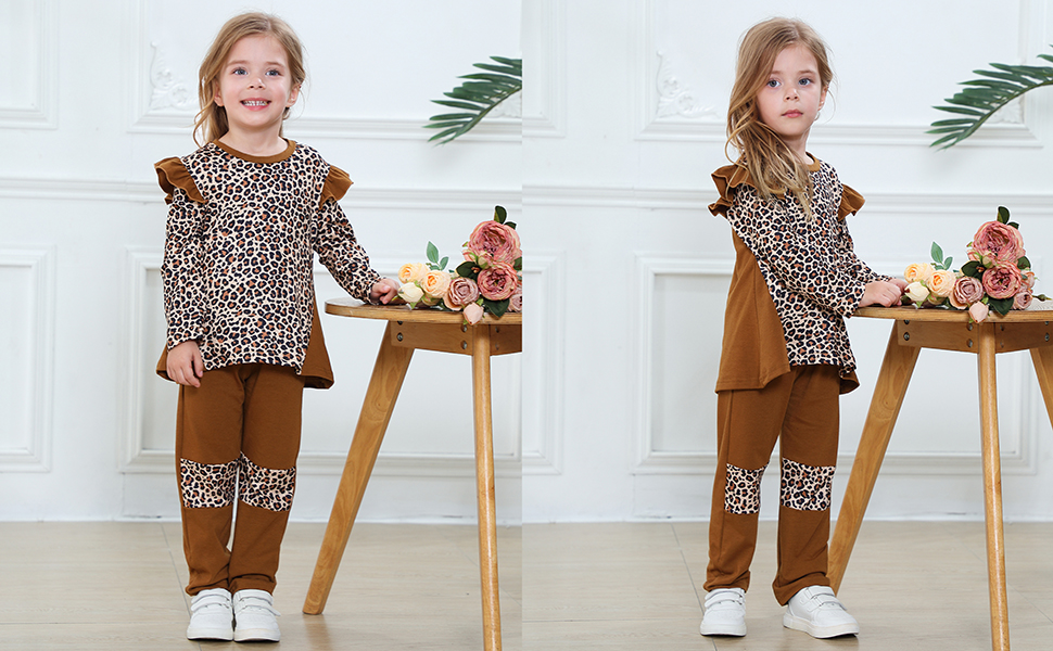 leopard outfits toddler girl