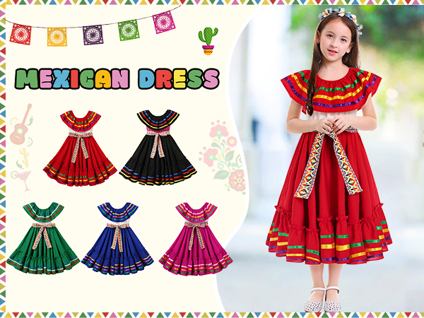 Mexican Dress for Girls