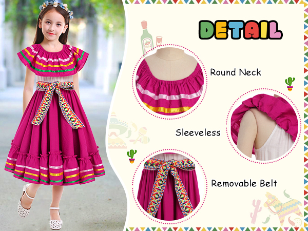 Girls Mexican Dress