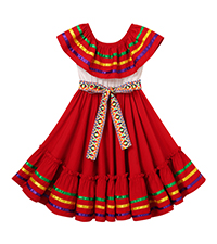 Girls Mexican Dress