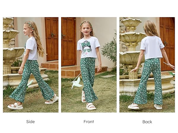 toddler girl bell bottoms clothing set