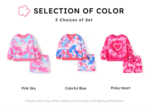 girls clothes tie dye