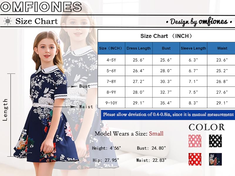 Girls Vintage Dresses Audrey 50''s Retro Dress Sleeveless Party with Belt Peter Pan Collar Dress