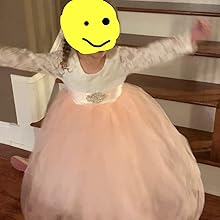 Lace Sleeve Flower Girl Dress