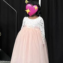 Lace Sleeve Flower Girl Dress