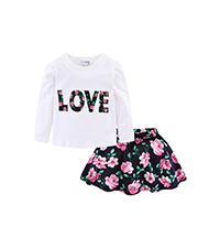 Girls Skirt Set