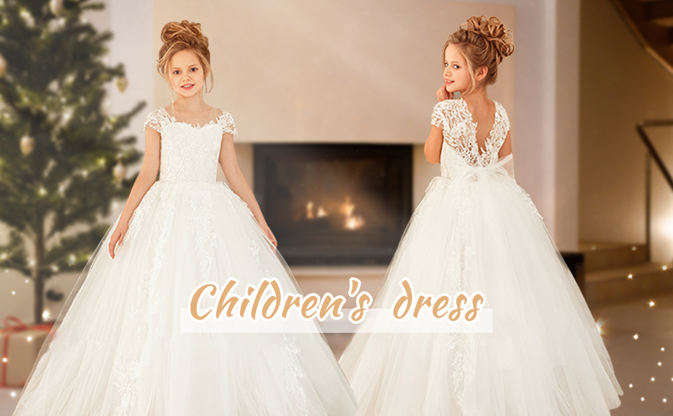 Lace Flower Girl Dress