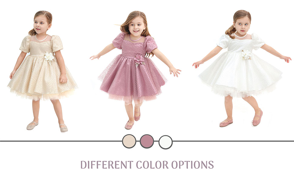 little girl dresses tulle dress girls wedding dress sparkling dots flower dress special occasion