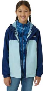  Girls'' Rain Jacket - Lone Peak Waterproof 3 in 1 Insulated Windbreaker