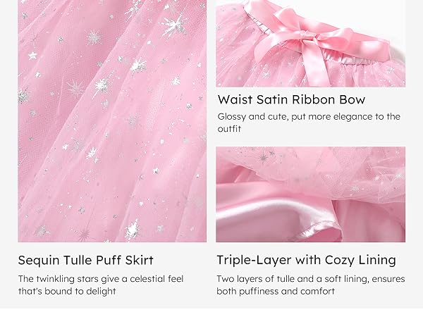 toddler girl sparkling tutu skirt set