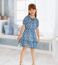 little girls chiffon dress