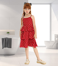 girls tiered dress