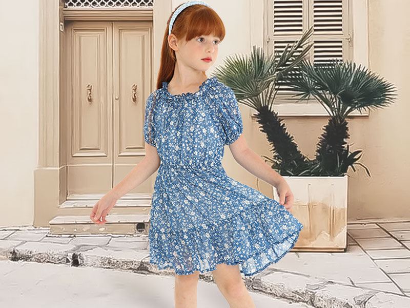 girls chiffon dress