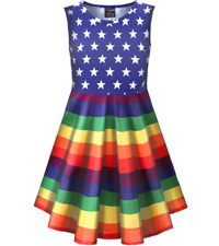 Girls 4th of July Dress