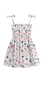 girls american flag dress