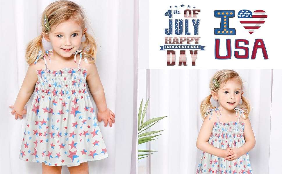 girls american flag dress