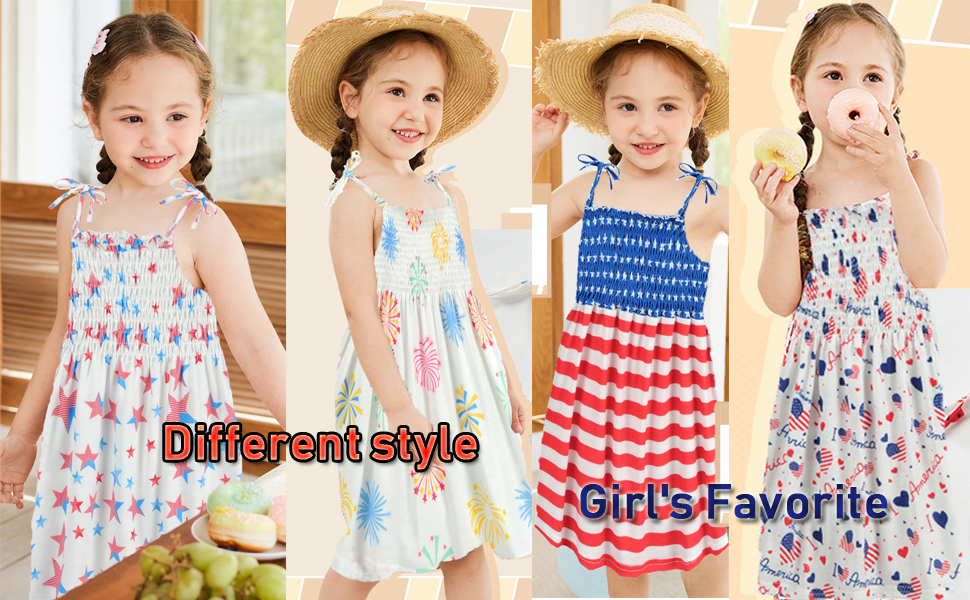 girls 4th of july dress