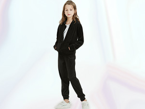 black tracksuit