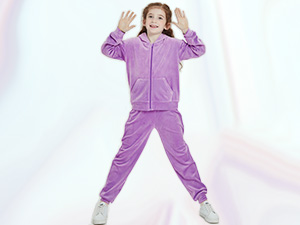 purple tracksuit