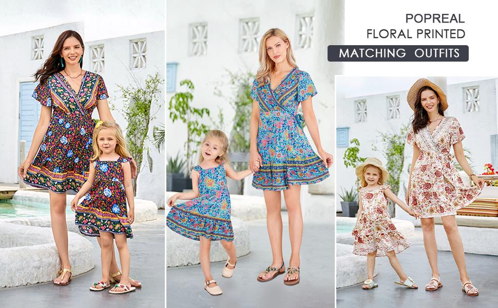 mommy and me dresses matching set