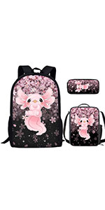 axolotl Backpack Sets