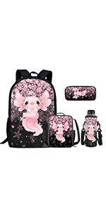 axolotl Backpack Sets