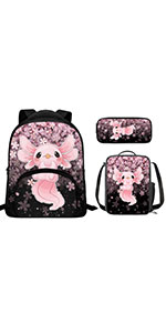 axolotl Backpack Sets