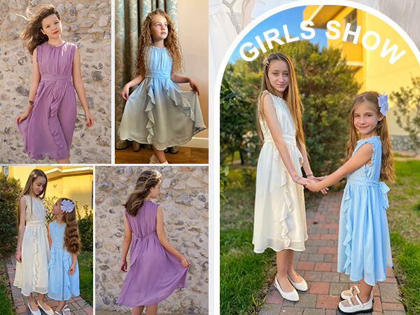 girls purple dress