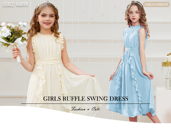 girls sleeveless dress