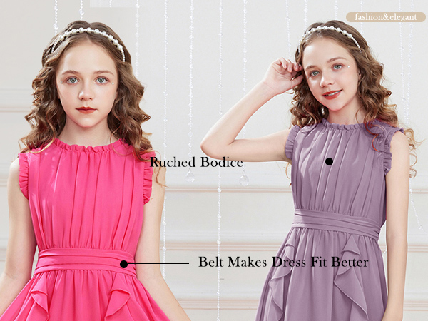 girls ruffle dress