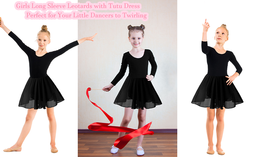 Long sleeve dance dress