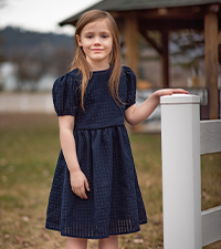 girls bowknot dress