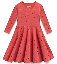 3/4 Sleeve Skater Dress